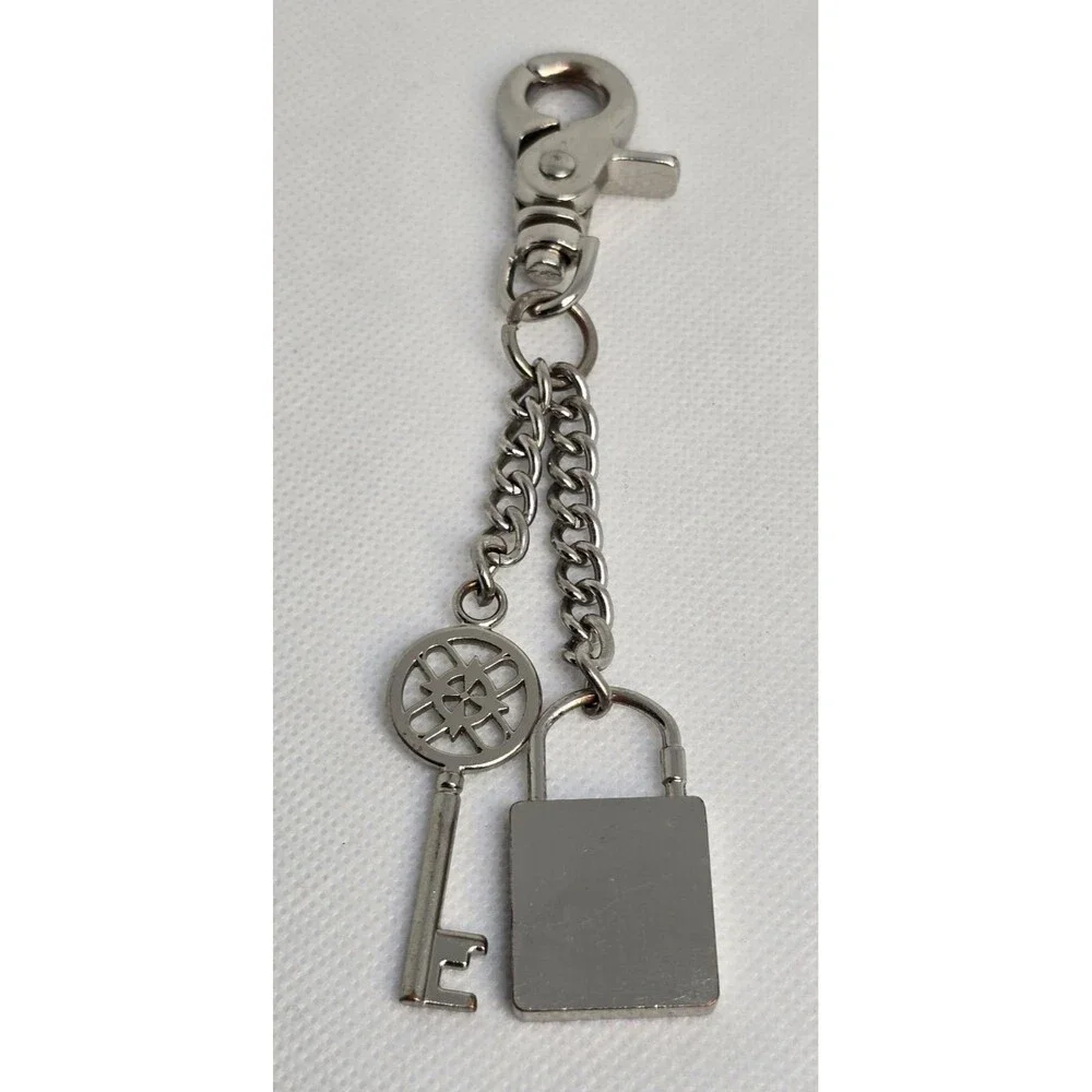 Nicola Miller Lock & Key Design Metal Keychain Fashion Accessory 05